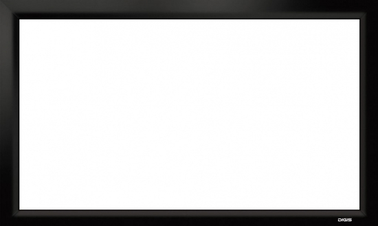 Digis VELVET DSVFS-16932 Экран настенный на раме, формат 16:9, 316", 720x414, рабочая поверхность 700x394, белое матовое полотно, рама 100мм обтянута чёрным бархатом - Звуковое и световое оборудование, музыкальные инструменты.