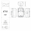 FBT JMAXX 114A -Активная АС 14'', 900 Вт макс - Звуковое и световое оборудование, музыкальные инструменты.