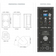 FBT VENTIS 110A -Активная АС 10'', 900 Вт - Звуковое и световое оборудование, музыкальные инструменты.