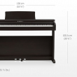 KAWAI KDP120 R - цифровое пианино, банкетка, механика RHC II, 88 клавиш, цвет палисандр - Звуковое и световое оборудование, музыкальные инструменты.