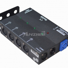 Anzhee DMX Splitter 4 -Сплиттер DMX-сигнала, 4 выхода - Звуковое и световое оборудование, музыкальные инструменты.