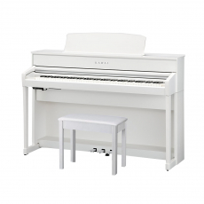 KAWAI CA701 W - цифровое пианино, 88 клавиш, банкетка, механика Grand Feel III, цвет белый матовый - Звуковое и световое оборудование, музыкальные инструменты.