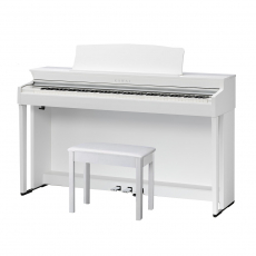 KAWAI CN301 W - цифровое пианино, банкетка, механика Responsive Hammer III, 88 клавиш, цвет белый - Звуковое и световое оборудование, музыкальные инструменты.