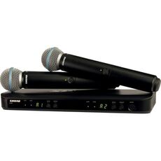 SHURE BLX288E/B58 M17  -Радиосистема  UHF с двумя ручными микрофонами - Звуковое и световое оборудование, музыкальные инструменты.