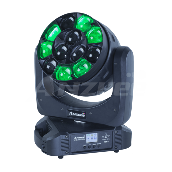 Anzhee H12x40Z B-EYE -Прожектор типа WASH BEAM / 12 светодиодов по 40 Вт./ RGBW / 3.5°- 45° / DMX512 / эффект B-EYE / Pixel control - Звуковое и световое оборудование, музыкальные инструменты.