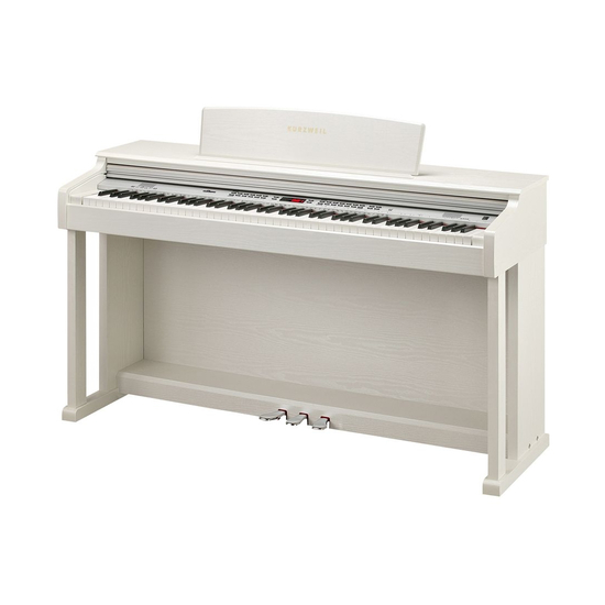 KURZWEIL KA150 WH - цифровое пианино (2 места), 88 молоточковых клавиш, полифония 68, цвет белый - Звуковое и световое оборудование, музыкальные инструменты.