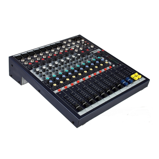 SOUNDCRAFT EPM8 - микш. пульт 8 моно, 2 стерео, 2 Aux, фейдеры 60мм. Возможен монтаж в рэк - Звуковое и световое оборудование, музыкальные инструменты.